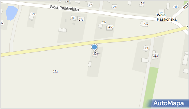 Wola Pasikońska, Wola Pasikońska, 26a, mapa Wola Pasikońska