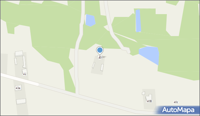 Wola Pękoszewska, Wola Pękoszewska, 40, mapa Wola Pękoszewska