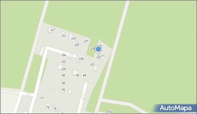 Wola Pieczyska, Wola Pieczyska, 111, mapa Wola Pieczyska