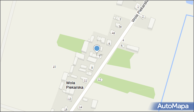 Wola Piekarska, Wola Piekarska, 7a, mapa Wola Piekarska