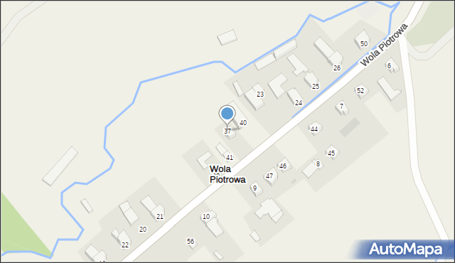 Wola Piotrowa, Wola Piotrowa, 37, mapa Wola Piotrowa