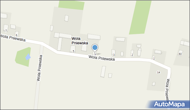 Wola Pniewska, Wola Pniewska, 4, mapa Wola Pniewska