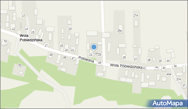 Wola Pobiedzińska, Wola Pobiedzińska, 24, mapa Wola Pobiedzińska