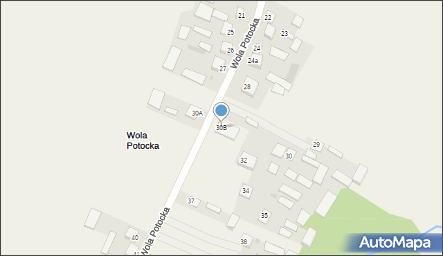 Wola Potocka, Wola Potocka, 30B, mapa Wola Potocka