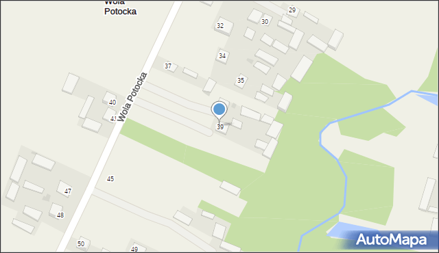 Wola Potocka, Wola Potocka, 39, mapa Wola Potocka