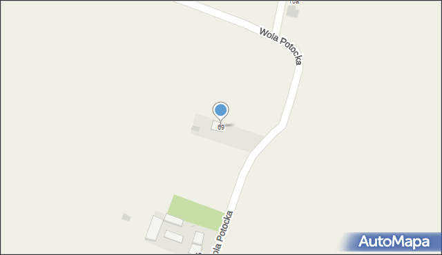 Wola Potocka, Wola Potocka, 69, mapa Wola Potocka