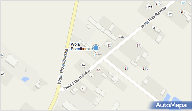 Wola Przedborska, Wola Przedborska, 11, mapa Wola Przedborska