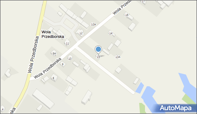 Wola Przedborska, Wola Przedborska, 13, mapa Wola Przedborska