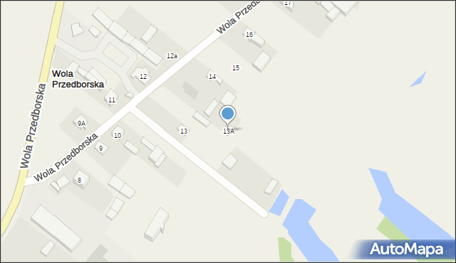 Wola Przedborska, Wola Przedborska, 13A, mapa Wola Przedborska