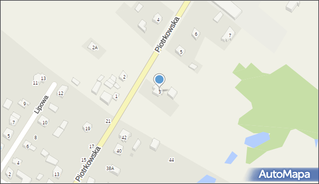 Wola Przedborska, Wola Przedborska, 3, mapa Wola Przedborska