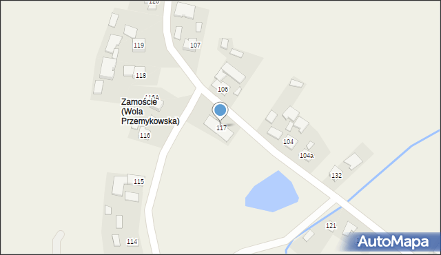 Wola Przemykowska, Wola Przemykowska, 117, mapa Wola Przemykowska