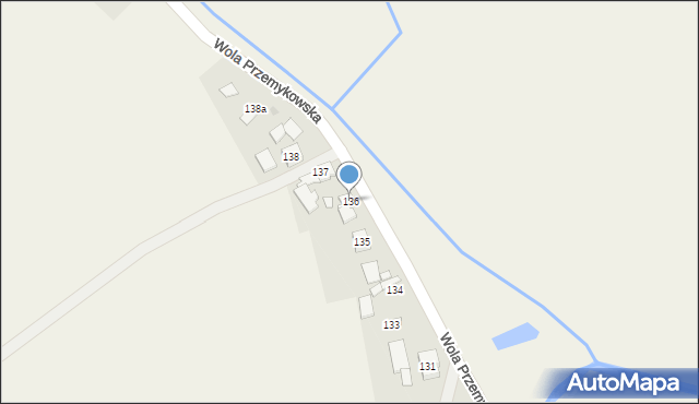 Wola Przemykowska, Wola Przemykowska, 136, mapa Wola Przemykowska