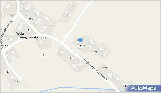 Wola Przemykowska, Wola Przemykowska, 173, mapa Wola Przemykowska