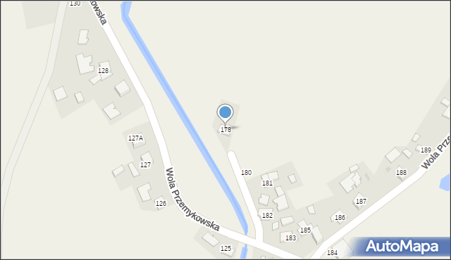 Wola Przemykowska, Wola Przemykowska, 178, mapa Wola Przemykowska