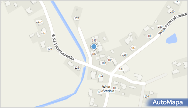 Wola Przemykowska, Wola Przemykowska, 182, mapa Wola Przemykowska
