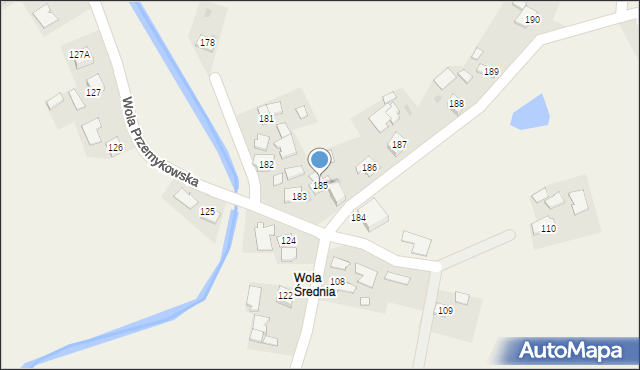 Wola Przemykowska, Wola Przemykowska, 185, mapa Wola Przemykowska