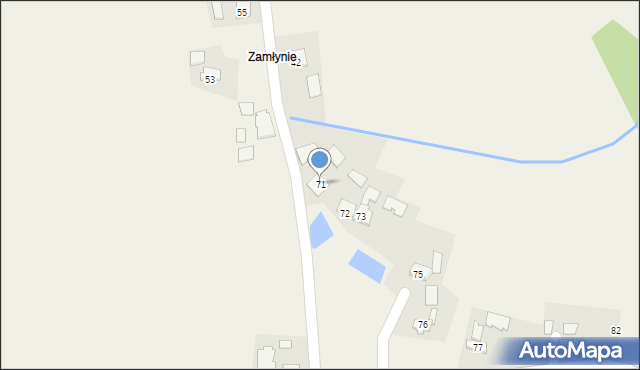 Wola Przemykowska, Wola Przemykowska, 71, mapa Wola Przemykowska