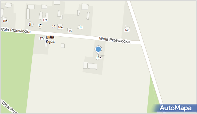 Wola Przewłocka, Wola Przewłocka, 14a, mapa Wola Przewłocka
