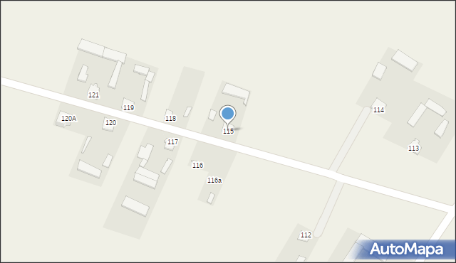 Wola Przybysławska, Wola Przybysławska, 115, mapa Wola Przybysławska