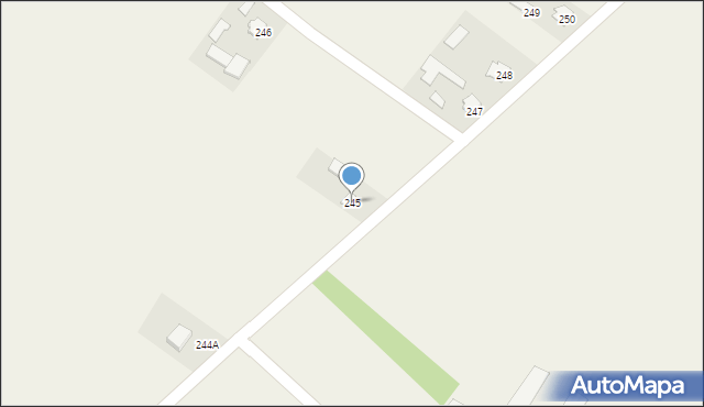 Wola Przybysławska, Wola Przybysławska, 245, mapa Wola Przybysławska