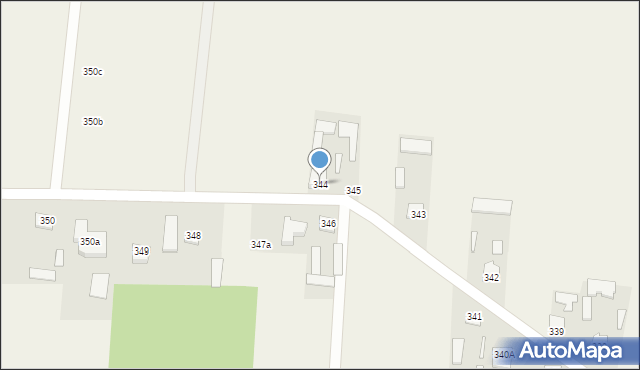 Wola Przybysławska, Wola Przybysławska, 344, mapa Wola Przybysławska
