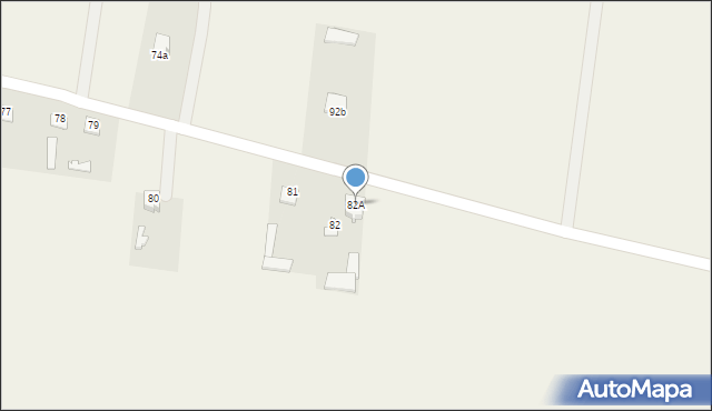 Wola Przybysławska, Wola Przybysławska, 82A, mapa Wola Przybysławska