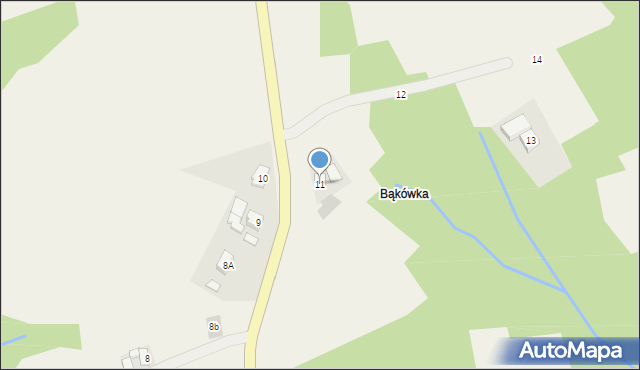 Wola Rafałowska, Wola Rafałowska, 11, mapa Wola Rafałowska