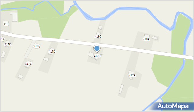 Wola Raniżowska, Wola Raniżowska, 417B, mapa Wola Raniżowska