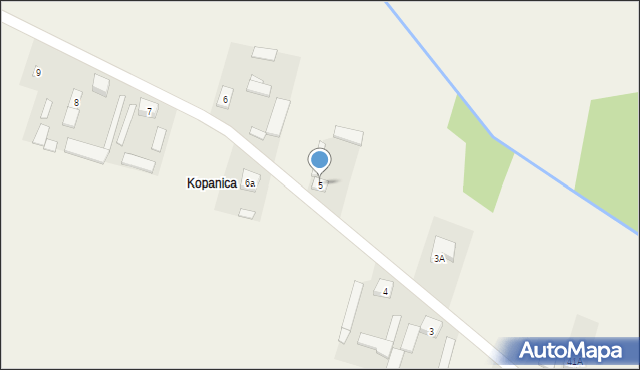 Wola Ręczajska, Wola Ręczajska, 5, mapa Wola Ręczajska