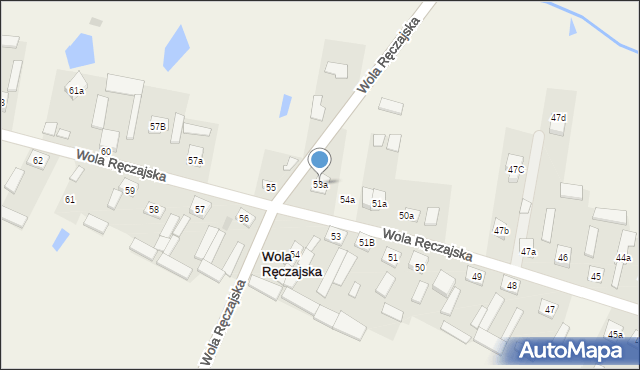 Wola Ręczajska, Wola Ręczajska, 53a, mapa Wola Ręczajska