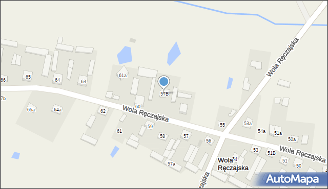 Wola Ręczajska, Wola Ręczajska, 59a, mapa Wola Ręczajska