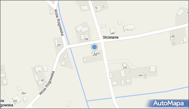 Wola Rogowska, Wola Rogowska, 158, mapa Wola Rogowska