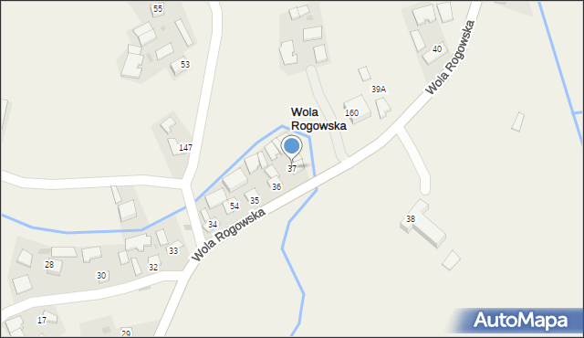 Wola Rogowska, Wola Rogowska, 37, mapa Wola Rogowska
