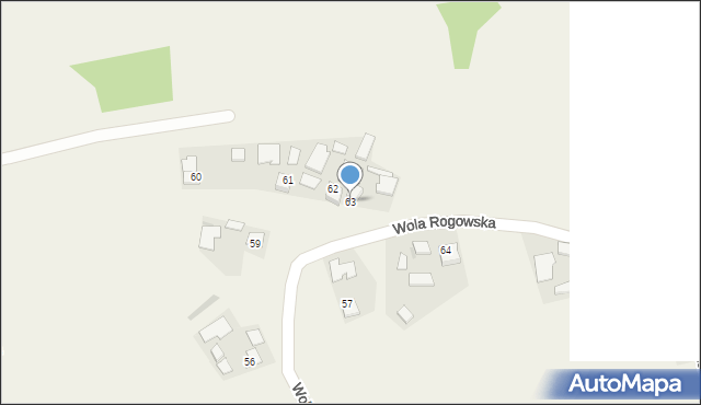 Wola Rogowska, Wola Rogowska, 63, mapa Wola Rogowska