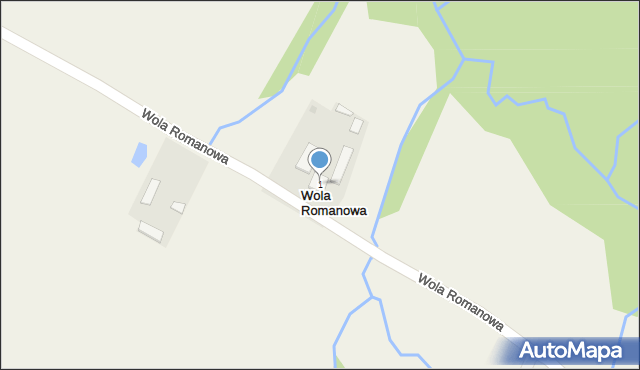 Wola Romanowa, Wola Romanowa, 1, mapa Wola Romanowa