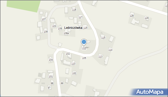 Wola Roźwienicka, Wola Roźwienicka, 112, mapa Wola Roźwienicka