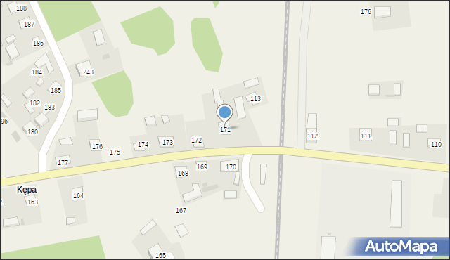 Wola Rzeczycka, Wola Rzeczycka, 171, mapa Wola Rzeczycka