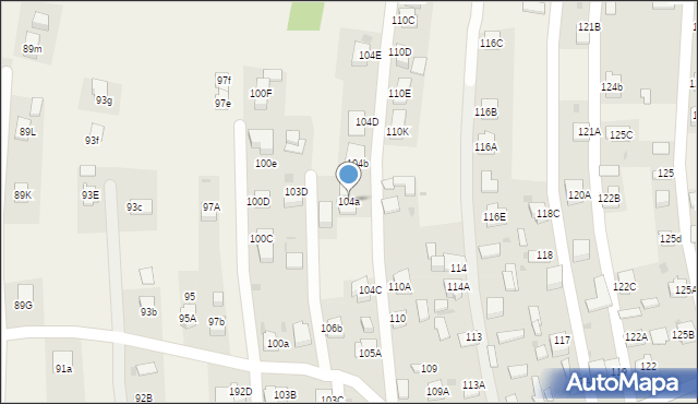 Wola Rzędzińska, Wola Rzędzińska, 104a, mapa Wola Rzędzińska