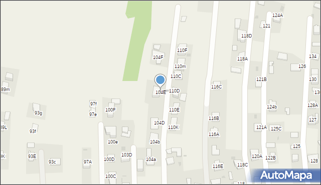 Wola Rzędzińska, Wola Rzędzińska, 104E, mapa Wola Rzędzińska