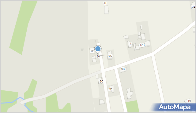 Wola Rzędzińska, Wola Rzędzińska, 2A, mapa Wola Rzędzińska
