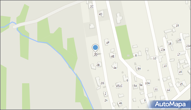 Wola Rzędzińska, Wola Rzędzińska, 2D, mapa Wola Rzędzińska