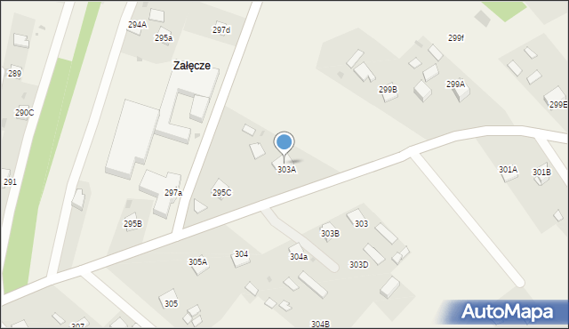 Wola Rzędzińska, Wola Rzędzińska, 303C, mapa Wola Rzędzińska