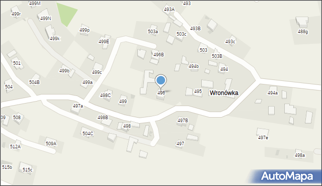 Wola Rzędzińska, Wola Rzędzińska, 496, mapa Wola Rzędzińska