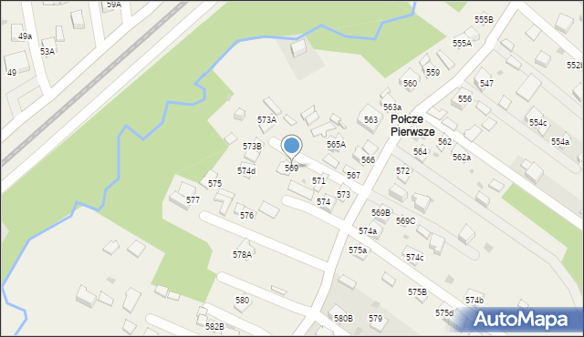 Wola Rzędzińska, Wola Rzędzińska, 569, mapa Wola Rzędzińska