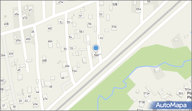 Wola Rzędzińska, Wola Rzędzińska, 59A, mapa Wola Rzędzińska