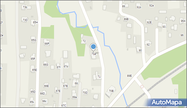 Wola Rzędzińska, Wola Rzędzińska, 71a, mapa Wola Rzędzińska