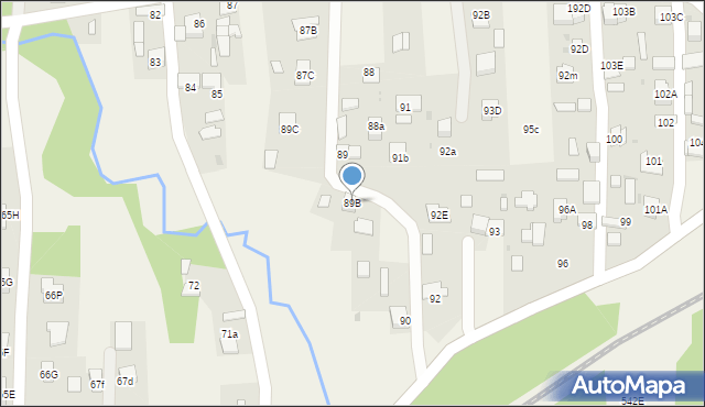 Wola Rzędzińska, Wola Rzędzińska, 89B, mapa Wola Rzędzińska