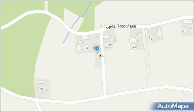 Wola Rzeplińska, Wola Rzeplińska, 35B, mapa Wola Rzeplińska