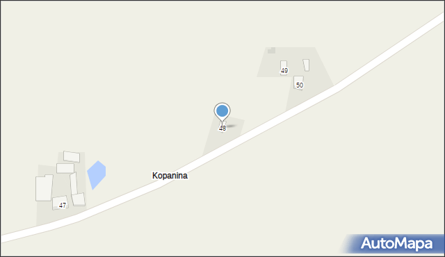 Wola Skarbkowa, Wola Skarbkowa, 48, mapa Wola Skarbkowa