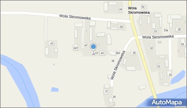 Wola Skromowska, Wola Skromowska, 41, mapa Wola Skromowska